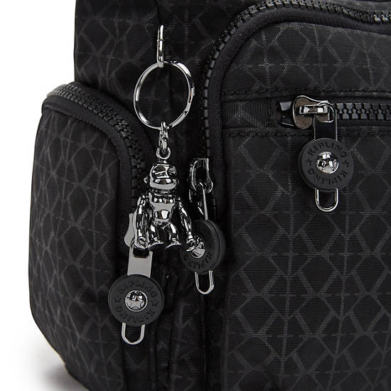 Sacs Crossbody Kipling Gabbie Small Printed Noir | FR 2068PJ